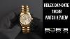 Rolex President Day-date 18038 18k Yellow Gold Baguettes Diamond Dial Mint