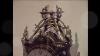 Pendule 19eme Napoleon Iii Bronze Dore Cartel Philippe Ft Palais Royale C2610